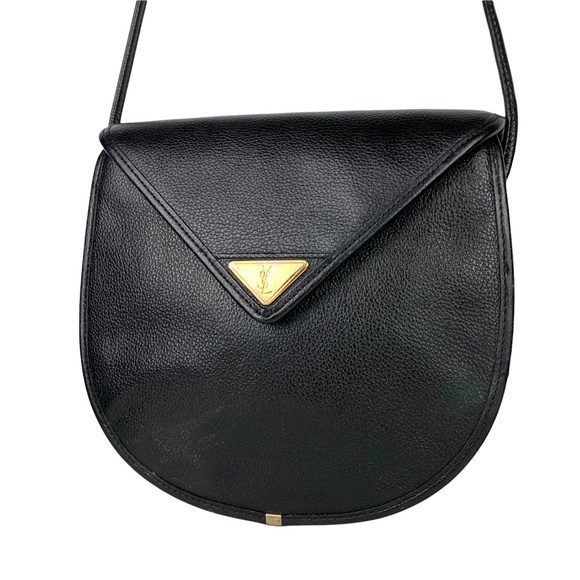 Yves Saint Laurent Handbags - YSL Vintage Leather Crossbody Bag